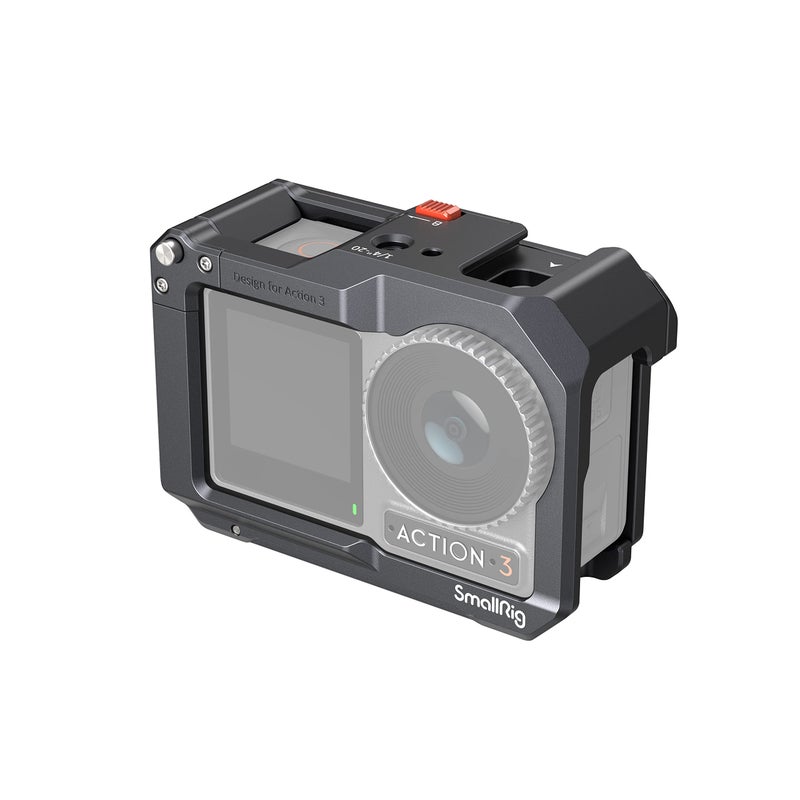SMALLRIG Action 3 Action 4 Camera Cage for DJI  Protective Cage Compatible for DJI Mic  Protective Frame for DJI Osmo Action 3 Action 4-4119B - Image 1